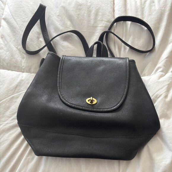 Vintage Coach Leather Mini Backpack
